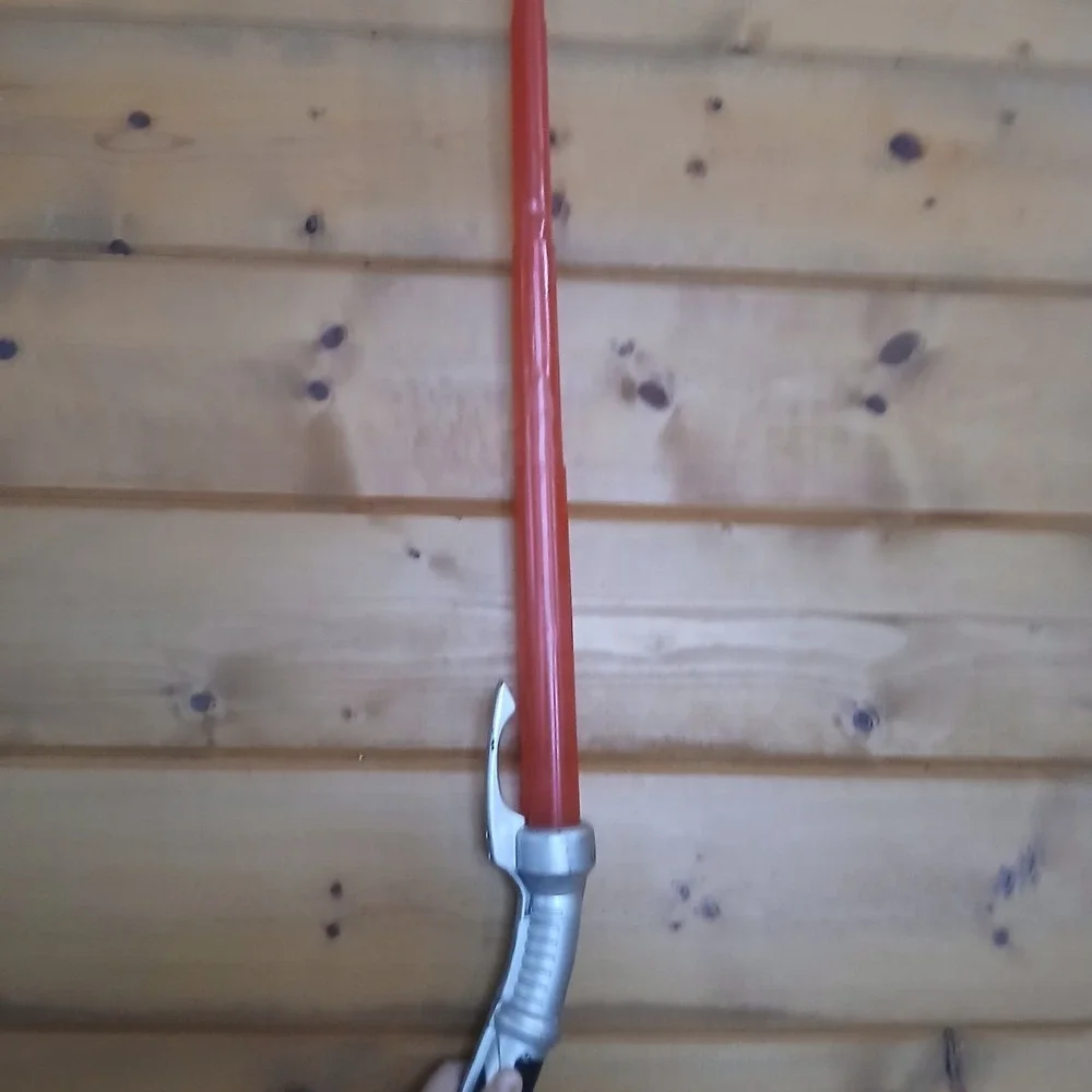 Star Wars 2001 Hasbro Count Dooku Lightsaber untested needs batteries scuffed A4